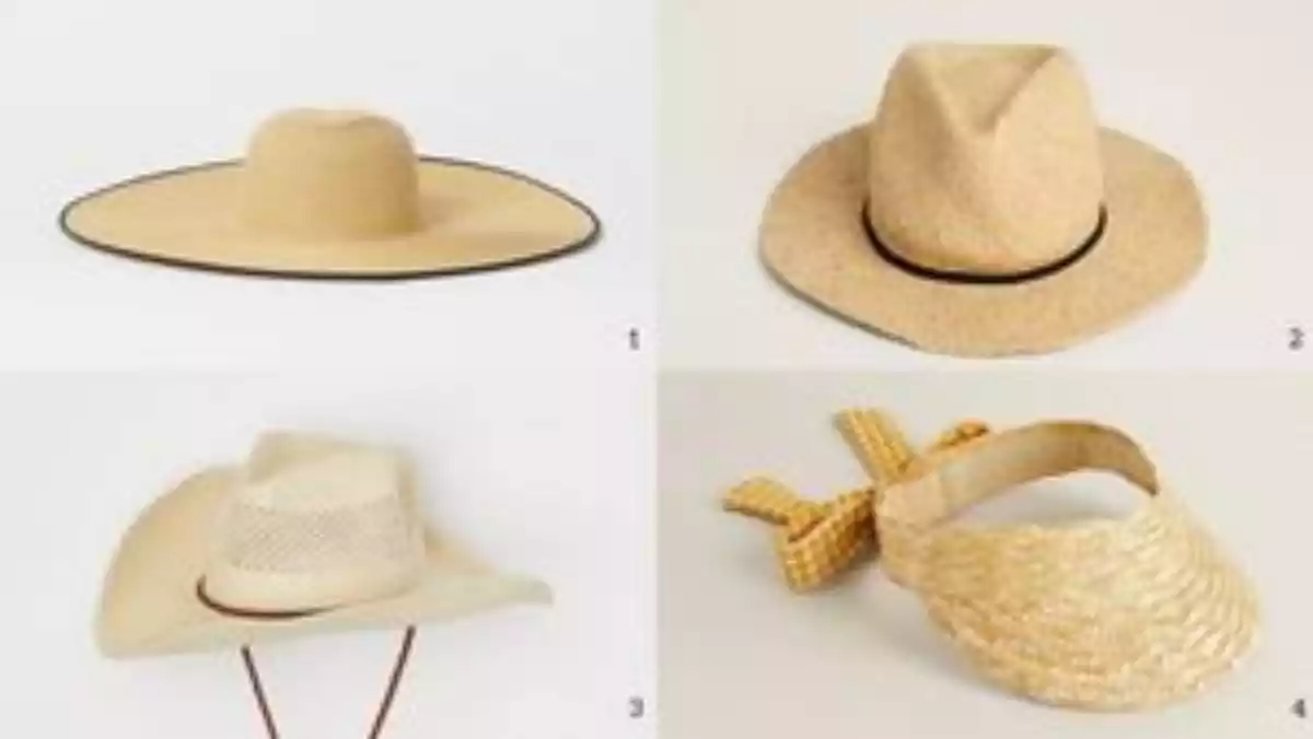 Cuatro sombreros de paja: