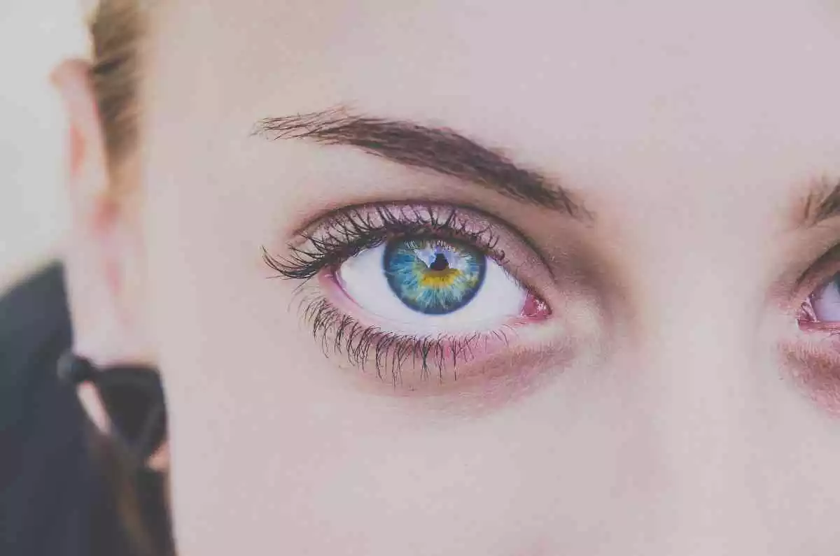 Fotografia de unos ojos azules