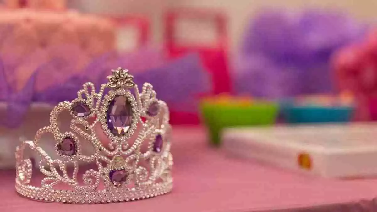 Corona de disfraz de princesa