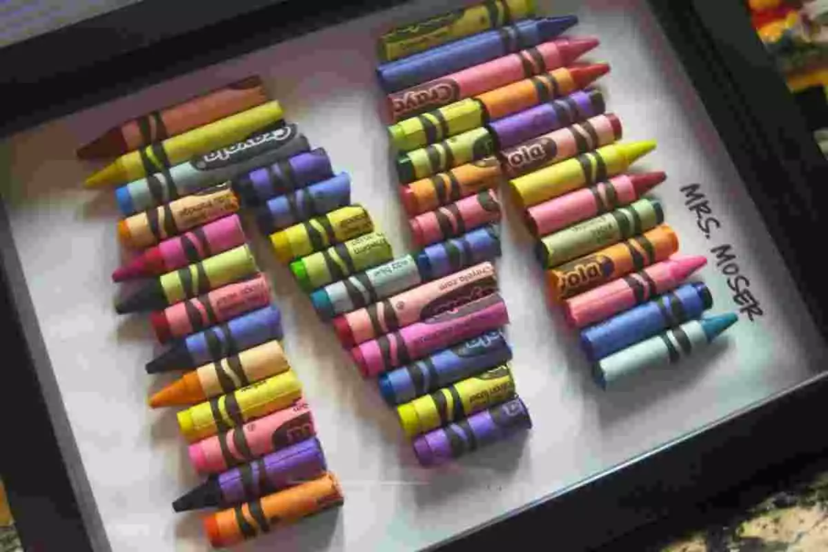 Cuadro de Crayones