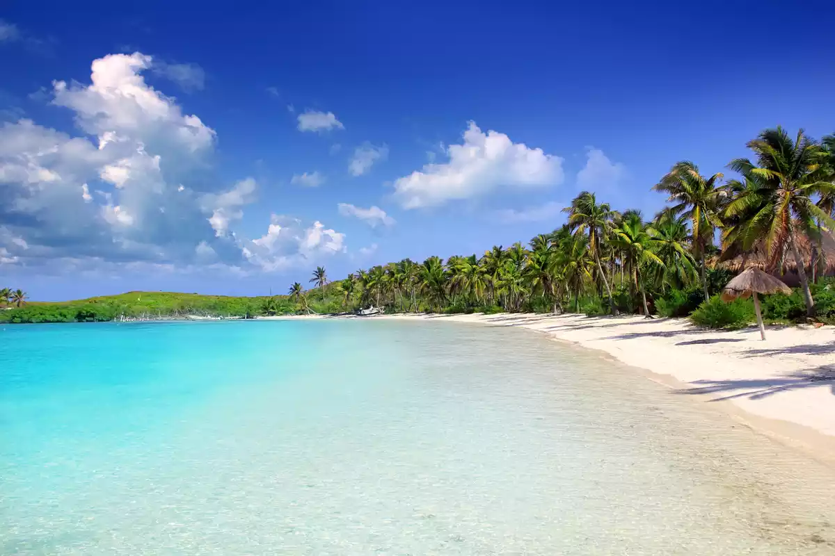 Playa paradisíaca de Cancún